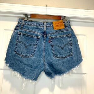 Levi’s 550 Cutoff Denim Shorts
